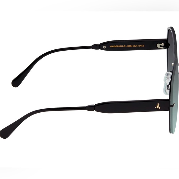 Jessica Simpson Black Aviator Sunglasses - Picture 3 of 6